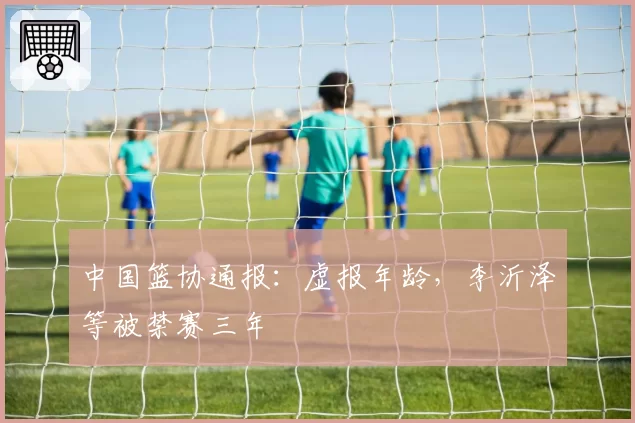 中国篮协通报:虚报年龄,李沂泽等被禁赛三年